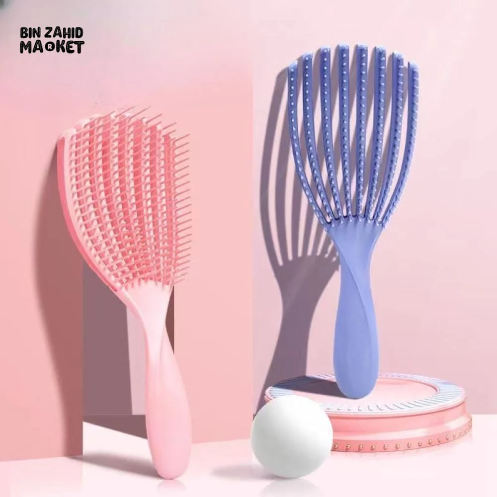 OCTOPUS HAIRBRUSH – SCALP MASSAGE DETANGLER FOR CURLY & THICK HAIR - Image 6