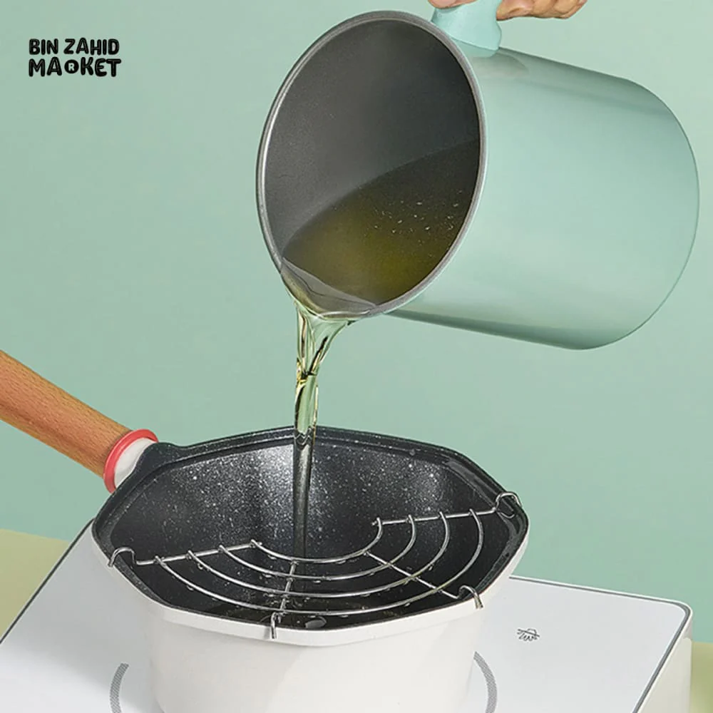 OIL FILTER POT WITH WOODEN HANDLE - Image 10