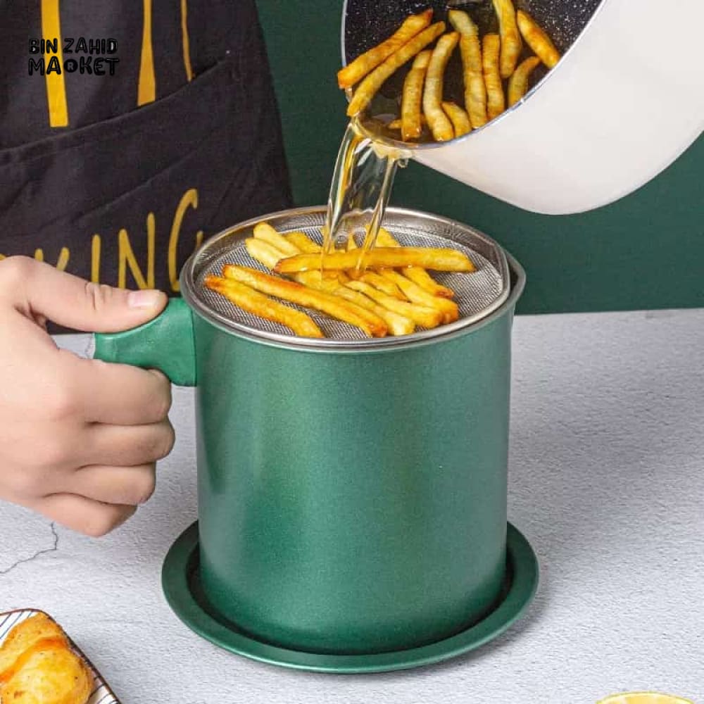 OIL FILTER POT WITH WOODEN HANDLE - Image 3
