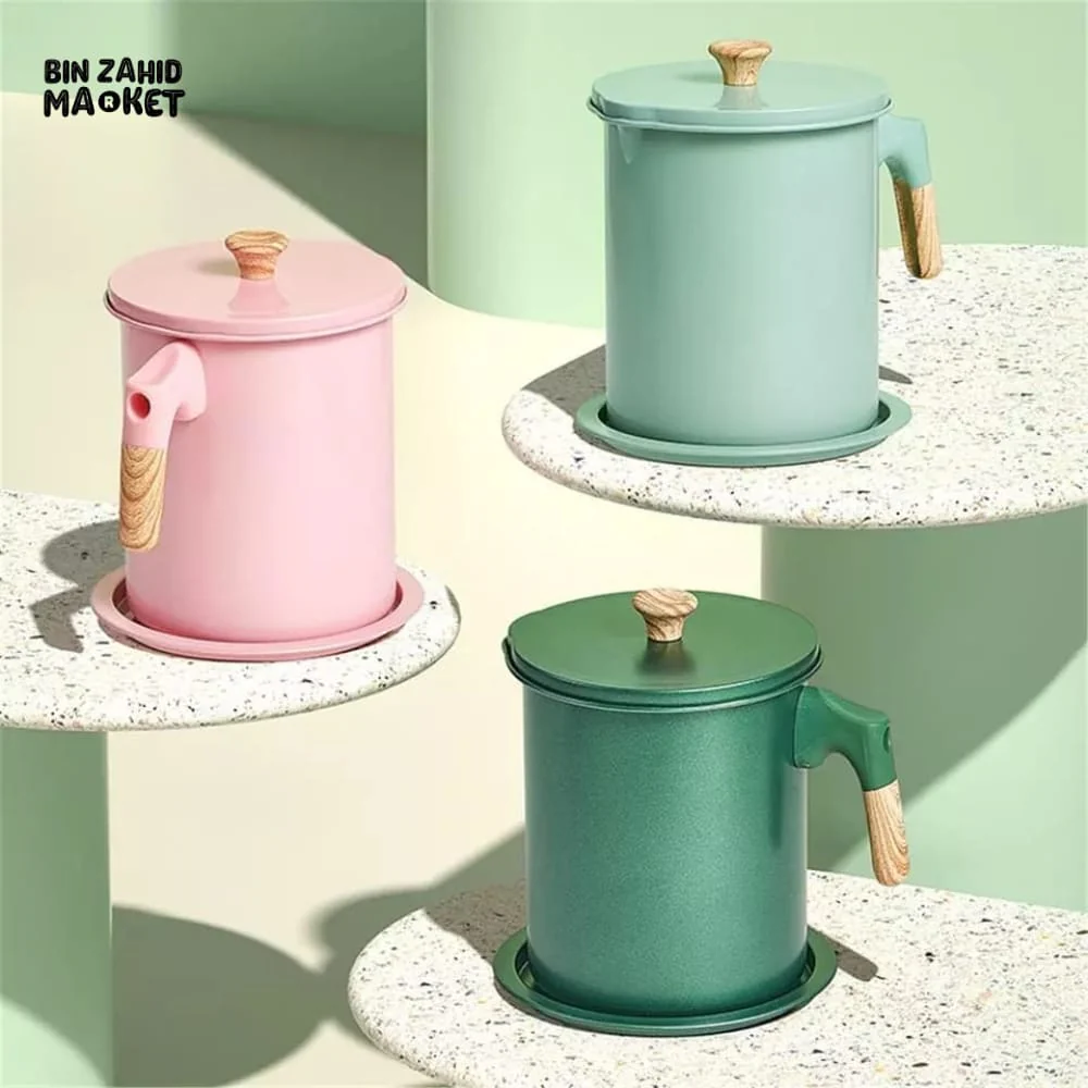 OIL FILTER POT WITH WOODEN HANDLE - Image 7