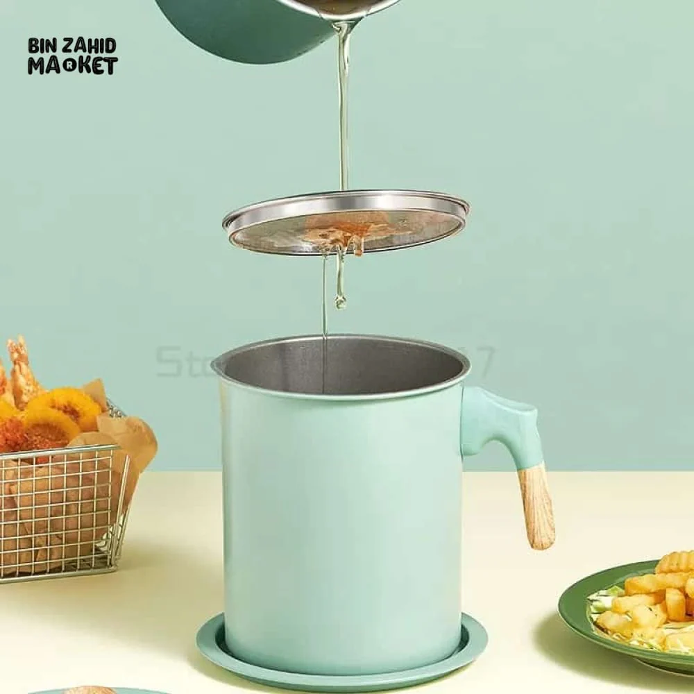 OIL FILTER POT WITH WOODEN HANDLE - Image 8