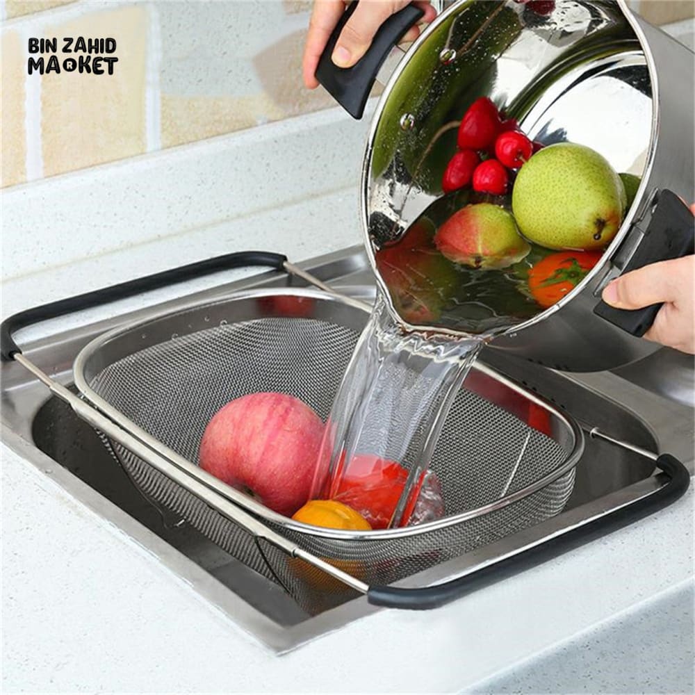 OVER THE SINK COLANDER STRAINER BASKET - Image 8