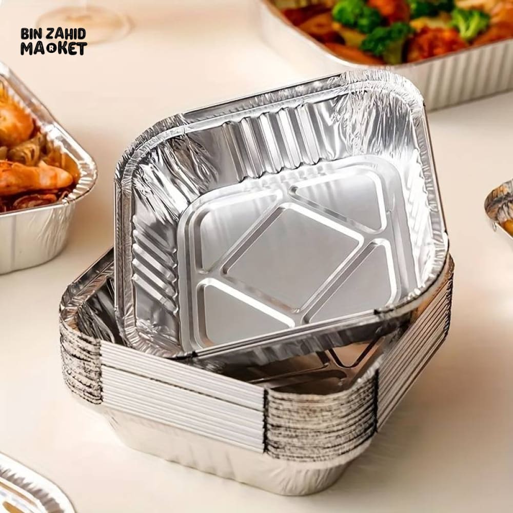 PACK OF 10 ALUMINIUM DISPOSABLE FOIL PLATES - Image 3