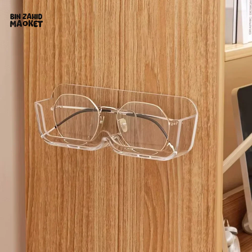 PACK OF 2 GLASSES ORGANIZER DISPLAY CABINET WALL MOUNTED SUNGLASSES STORAGE RACK - Image 5