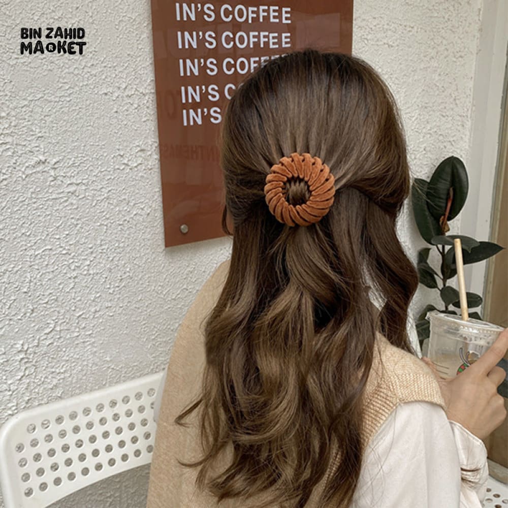 PACK OF 2 WOMEN BUN HAIR CLAW CLIPS HORSETAIL BUCKLE BIRD NEST PONYTAIL - Image 7