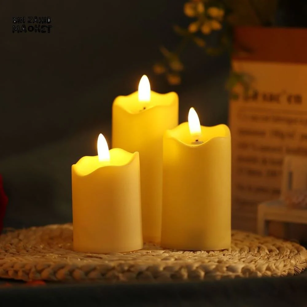 PACK OF 3 LED CANDLE LIGHTS - Image 6