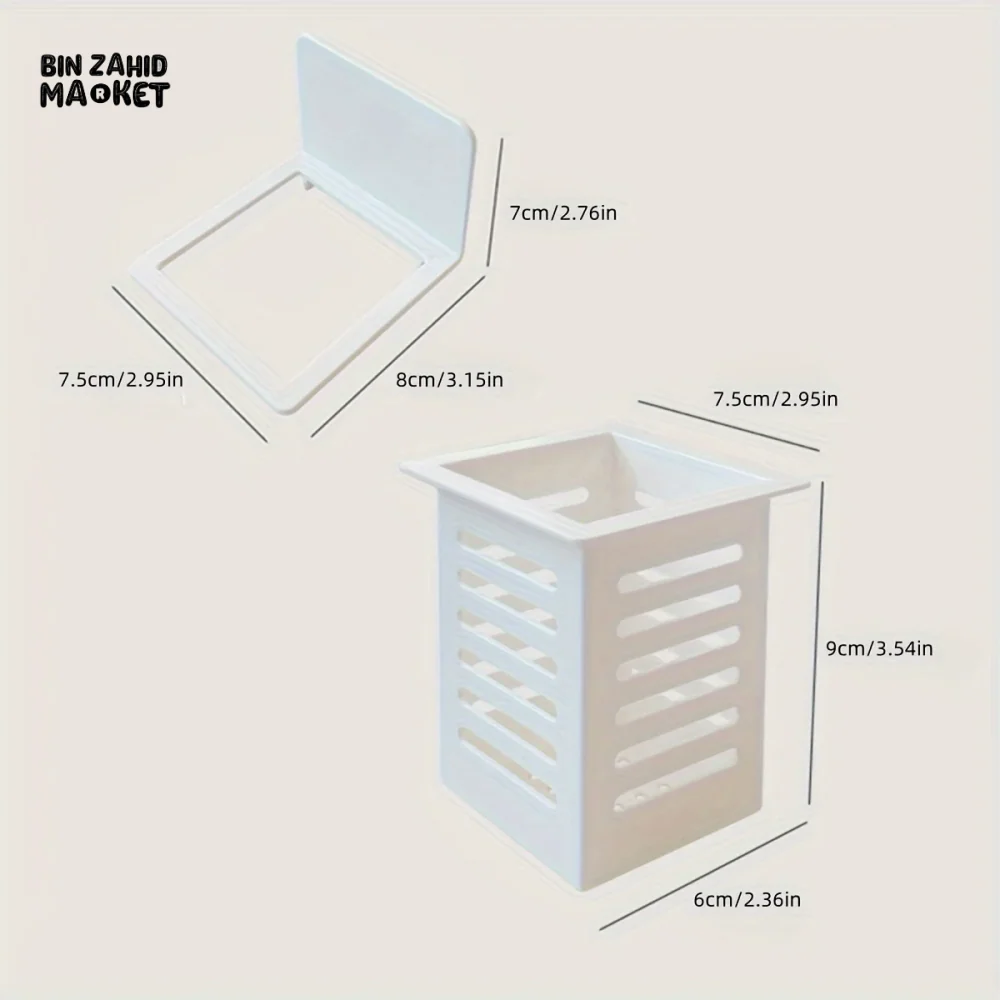 WALL-MOUNTED BATHROOM STORAGE BOXES – NO DRILLING RUST-RESISTANT SPACE-SAVING - Image 5