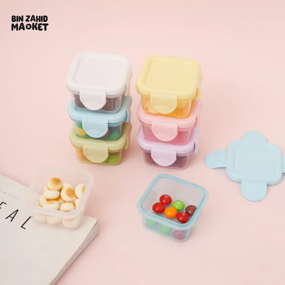 PACK OF 4 – 60ML FOOD-GRADE SEALABLE STORAGE BOXES – BABY FOOD, JAM, LUNCH - Image 3