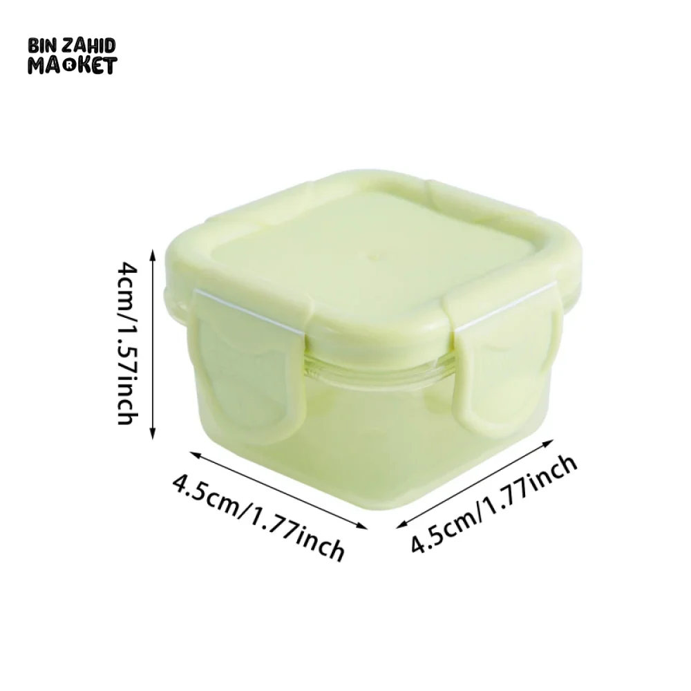 PACK OF 4 – 60ML FOOD-GRADE SEALABLE STORAGE BOXES – BABY FOOD, JAM, LUNCH - Image 6