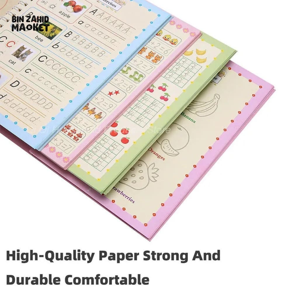 PACK OF 4 CHILD PRACTICE MAGIC SANK BOOK WITH 10 REFILLS - Image 5