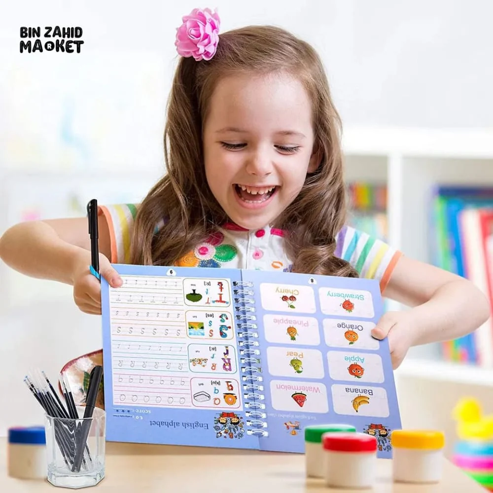 PACK OF 4 CHILD PRACTICE MAGIC SANK BOOK WITH 10 REFILLS - Image 7