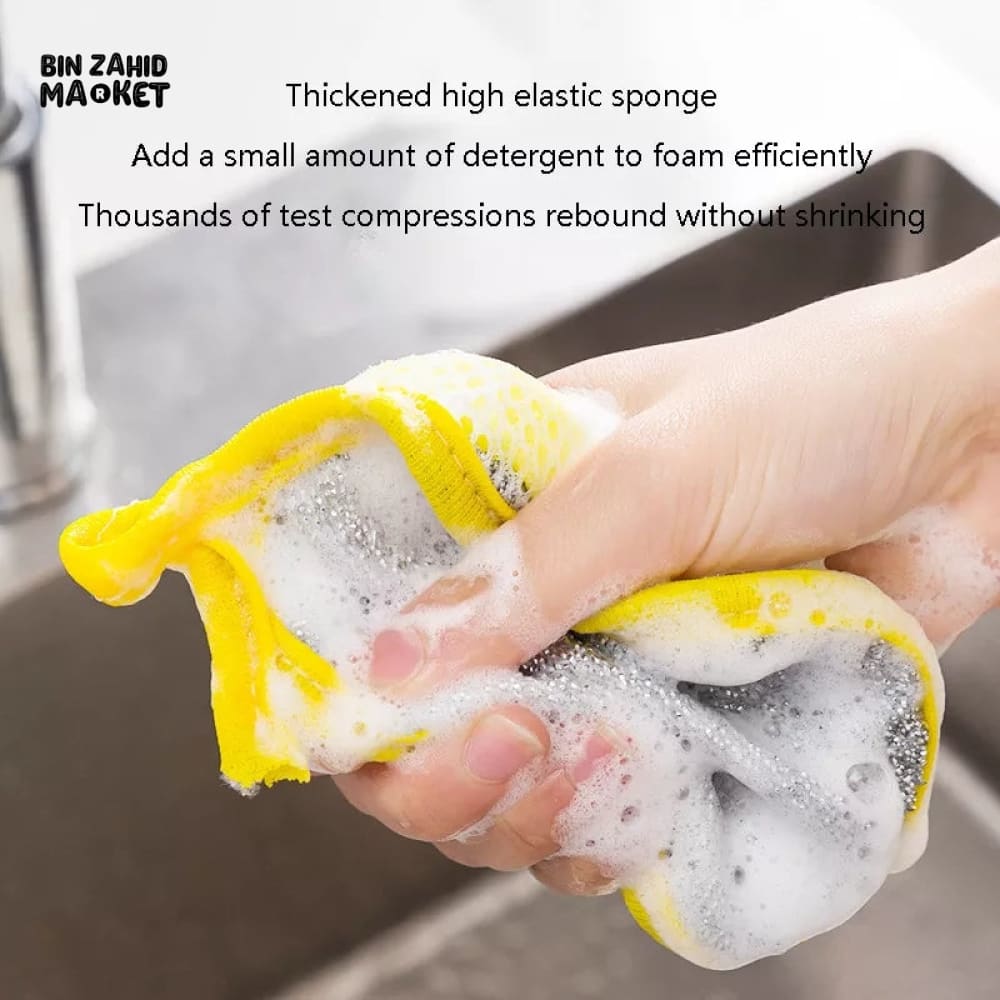 PACK OF 4 DUAL SIDED CLEANING SPONGE - Image 8