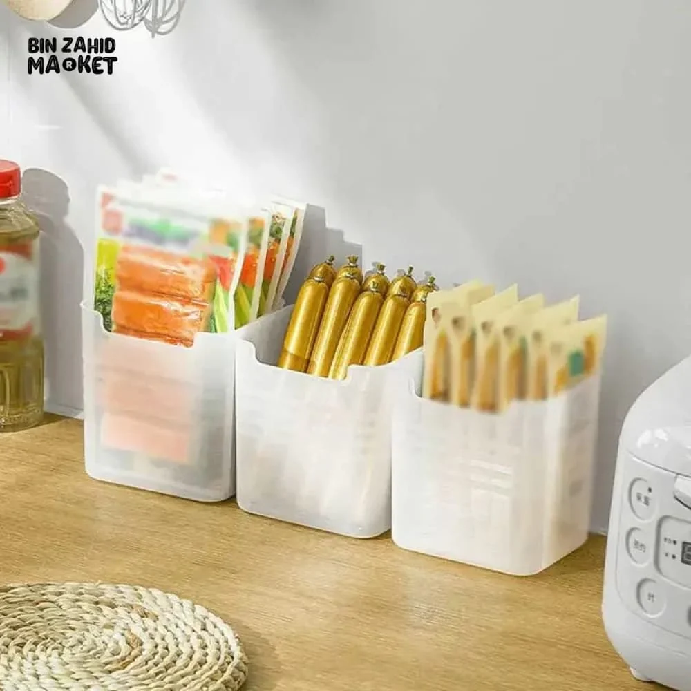 PACK OF 4 REFRIGERATOR FOOD STORAGE BOXES - Image 3