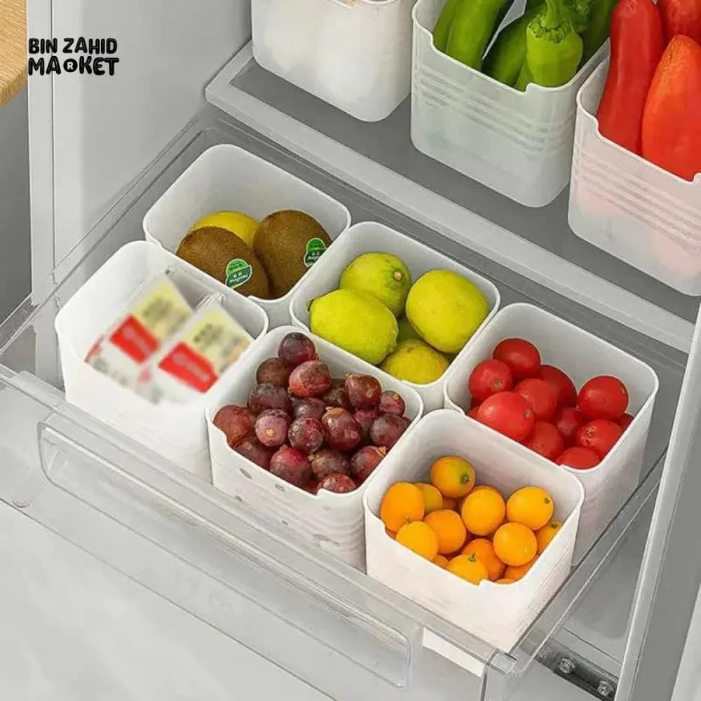 PACK OF 4 REFRIGERATOR FOOD STORAGE BOXES - Image 6