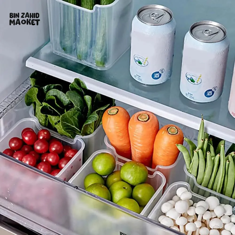 PACK OF 4 REFRIGERATOR FOOD STORAGE BOXES - Image 8