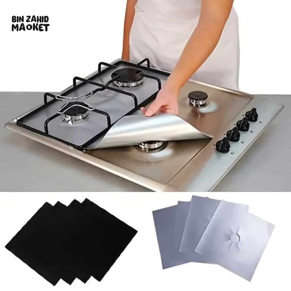 PACK OF 4 STOVE PROTECTON SHEETS - Image 2