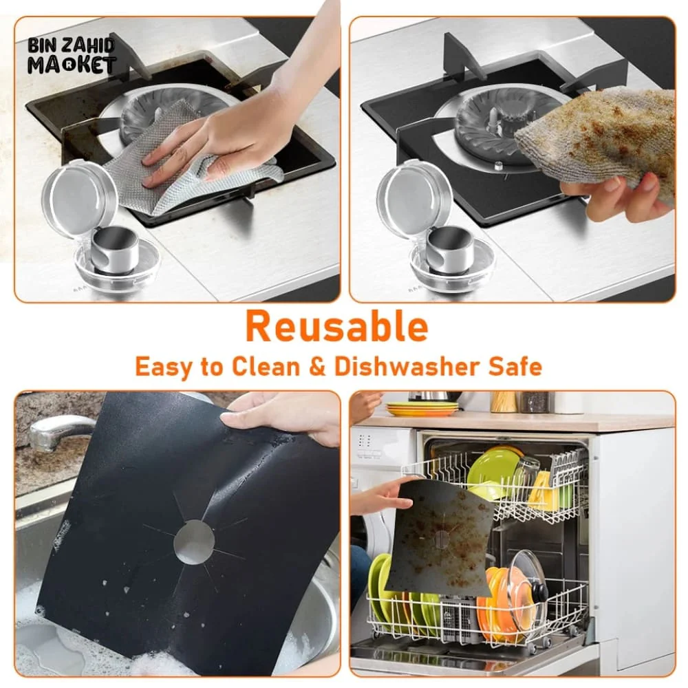 PACK OF 4 STOVE PROTECTON SHEETS - Image 4