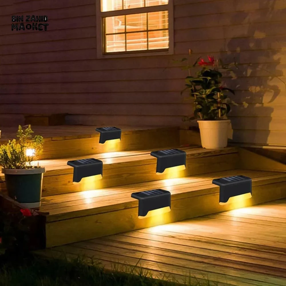 PACK OF 4 WATER PROOF OUTDOOR STAIRS SOLAR LED - Image 3
