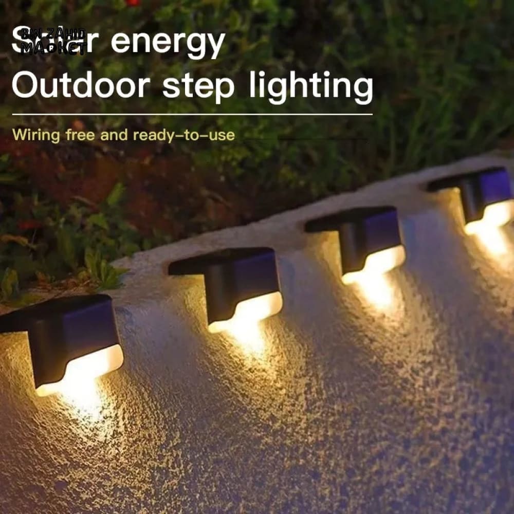 PACK OF 4 WATER PROOF OUTDOOR STAIRS SOLAR LED - Image 4