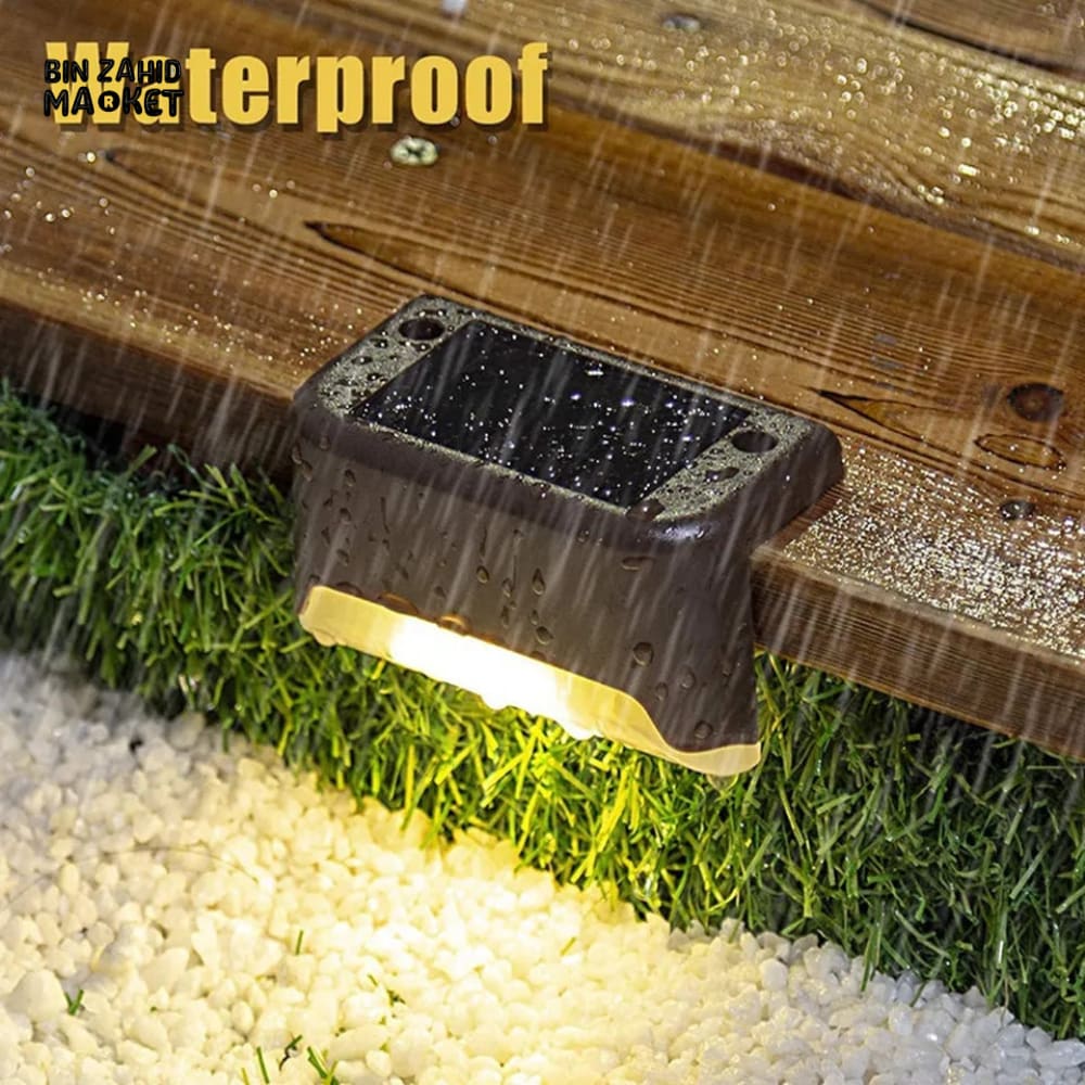 PACK OF 4 WATER PROOF OUTDOOR STAIRS SOLAR LED - Image 5
