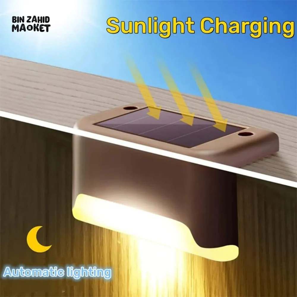 PACK OF 4 WATER PROOF OUTDOOR STAIRS SOLAR LED - Image 7