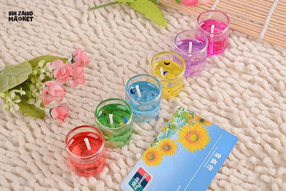 PACK OF 6 FANCY DECOR CANDLES - Image 4