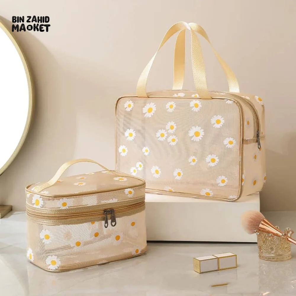 PAIR OF MESH MAKEUP BAG - Image 3