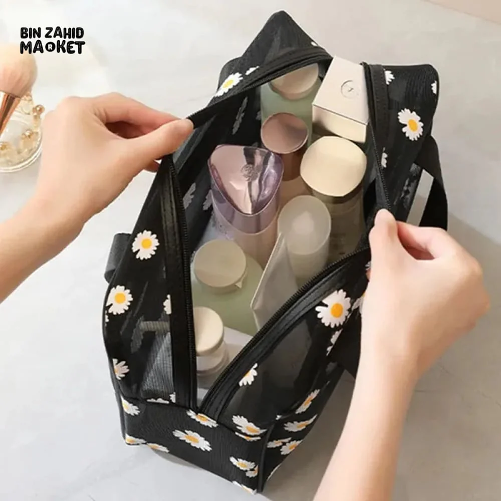 PAIR OF MESH MAKEUP BAG - Image 6