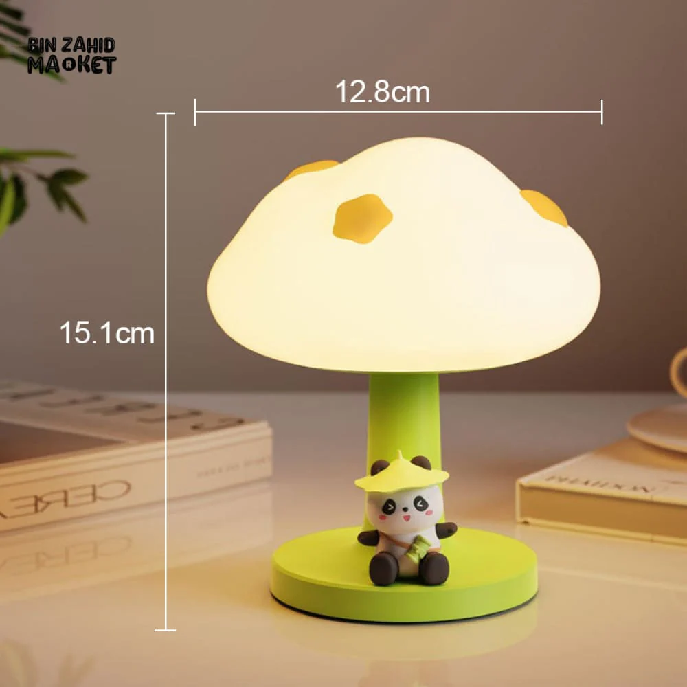 PANDA CLOUD NIGHT LAMP – RECHARGEABLE USB TOUCH DIMMABLE AMBIENT LIGHT - Image 6