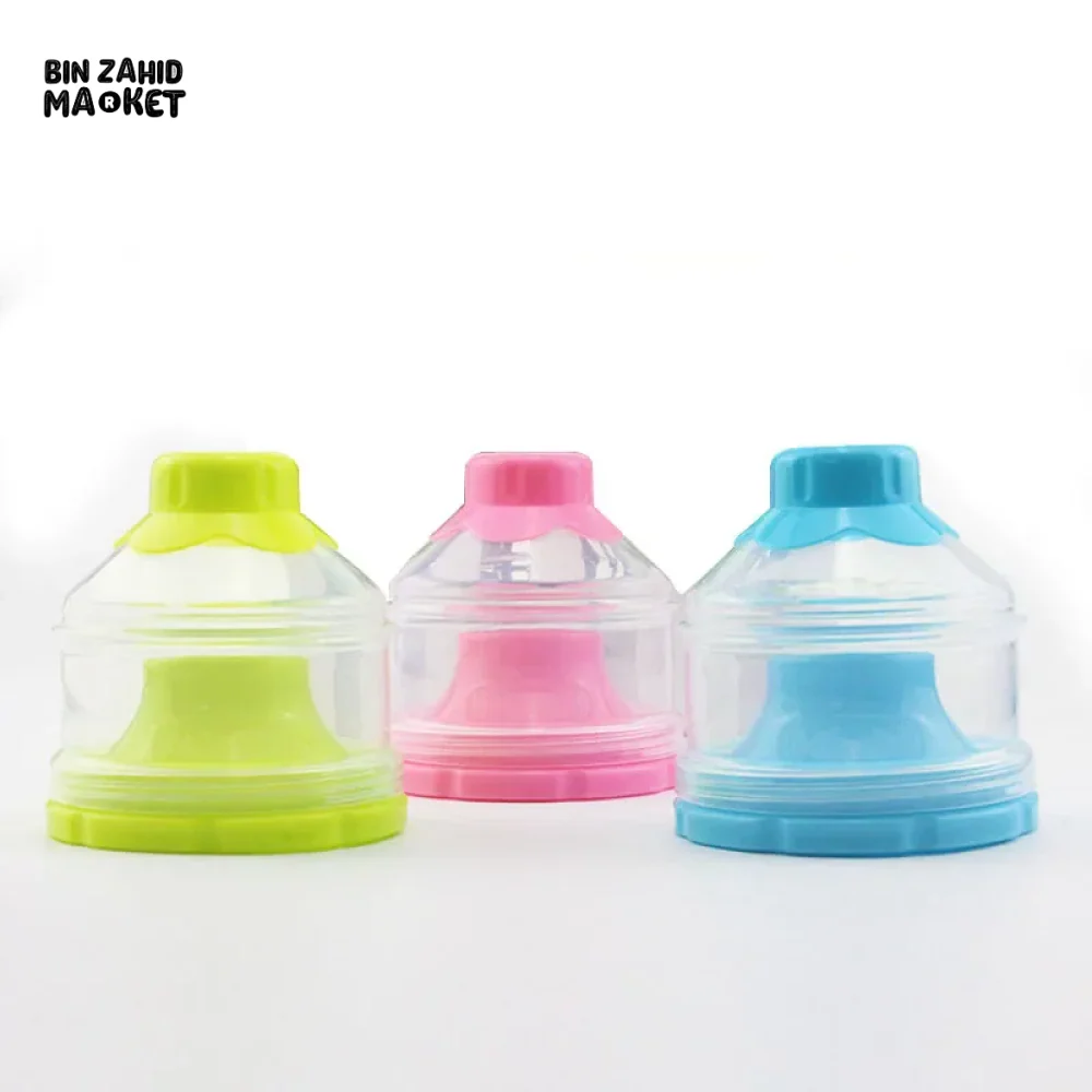 PORTABLE BABY FOOD STORAGE BOX MULTIPLE OPENINGS CARTOON CEREAL & SNACK CONTAINER - Image 4