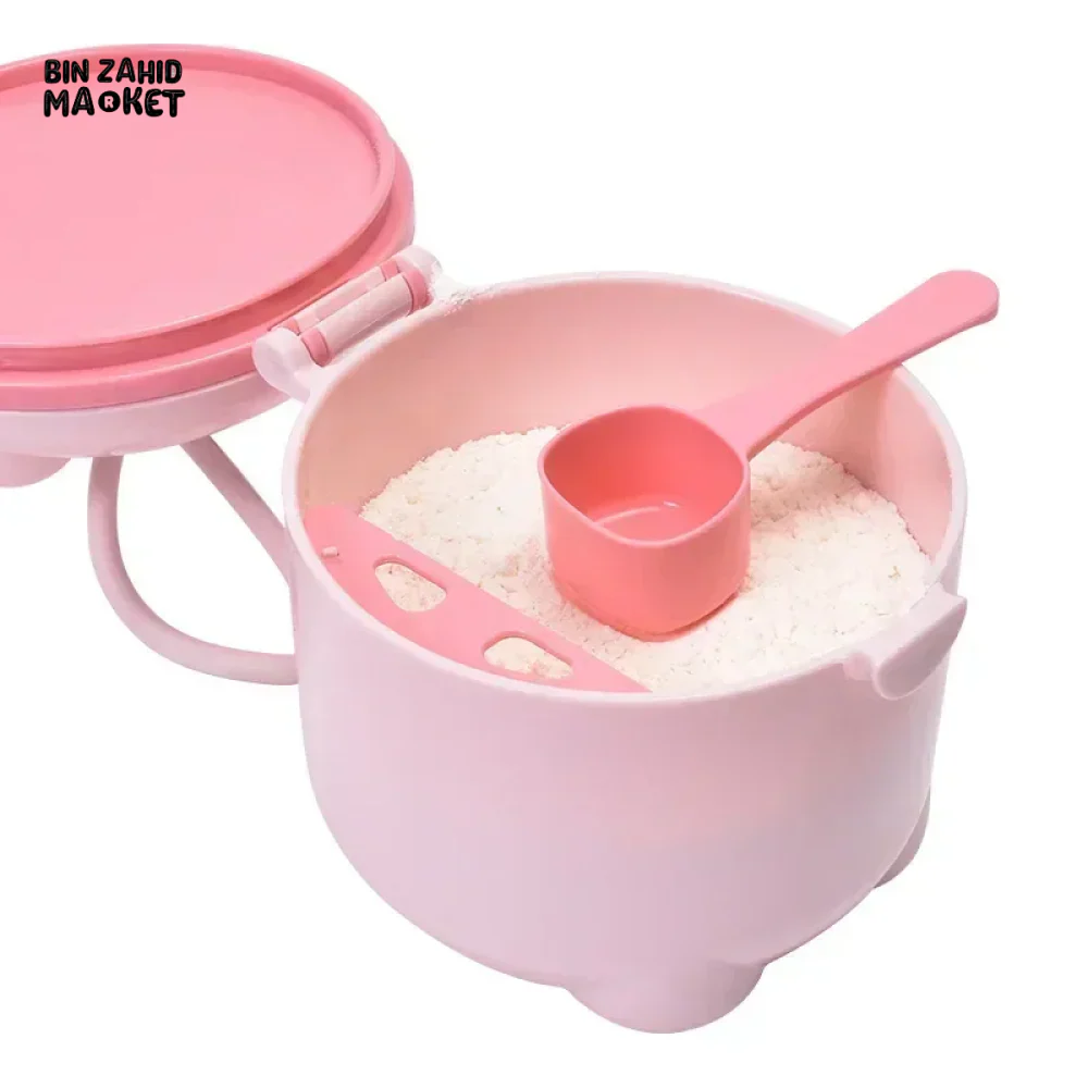 PORTABLE BABY MILK POWDER BOX FOOD STORAGE FOR INFANT CEREAL & TODDLER SNACKS - Image 3