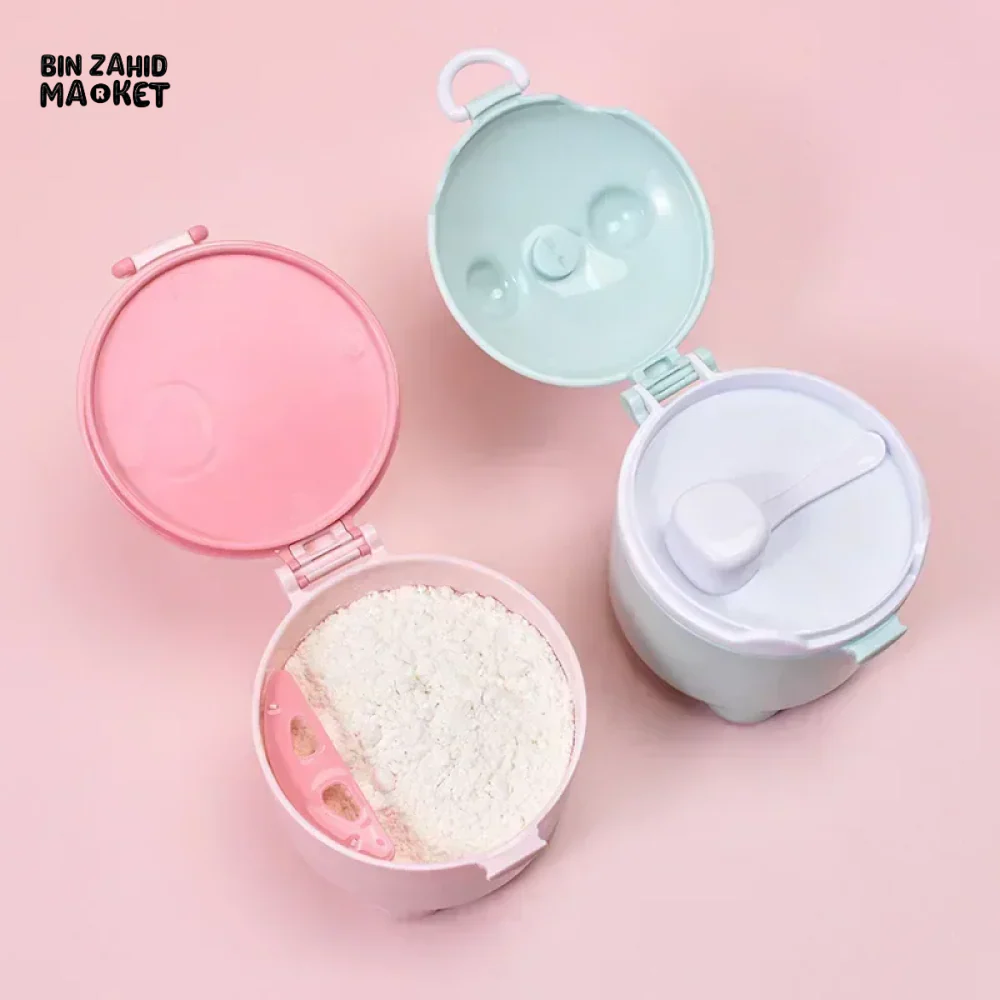 PORTABLE BABY MILK POWDER BOX FOOD STORAGE FOR INFANT CEREAL & TODDLER SNACKS - Image 4