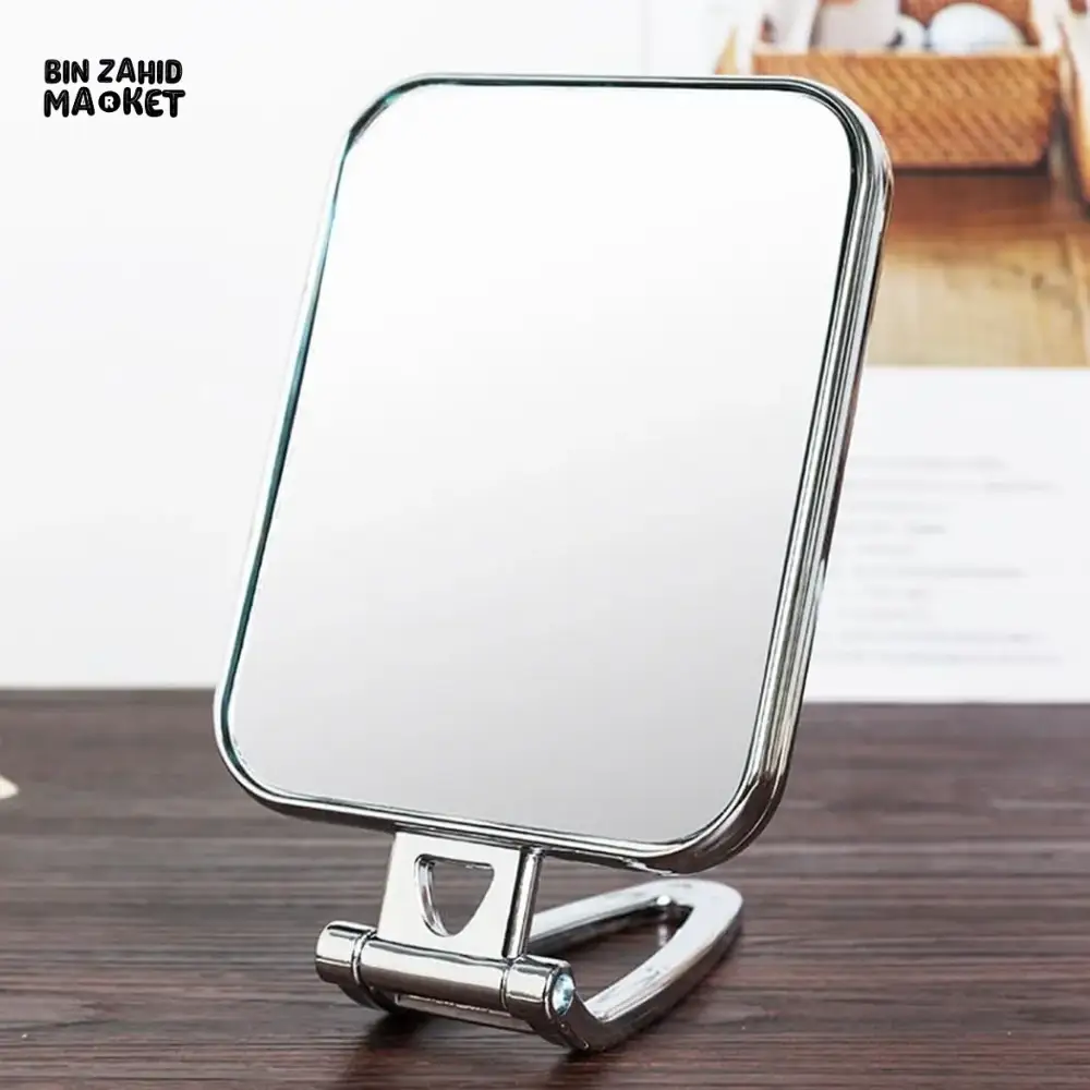 PORTABLE BEAUTY MIRROR – FOLDING DESK & HAND MIRROR - Image 2