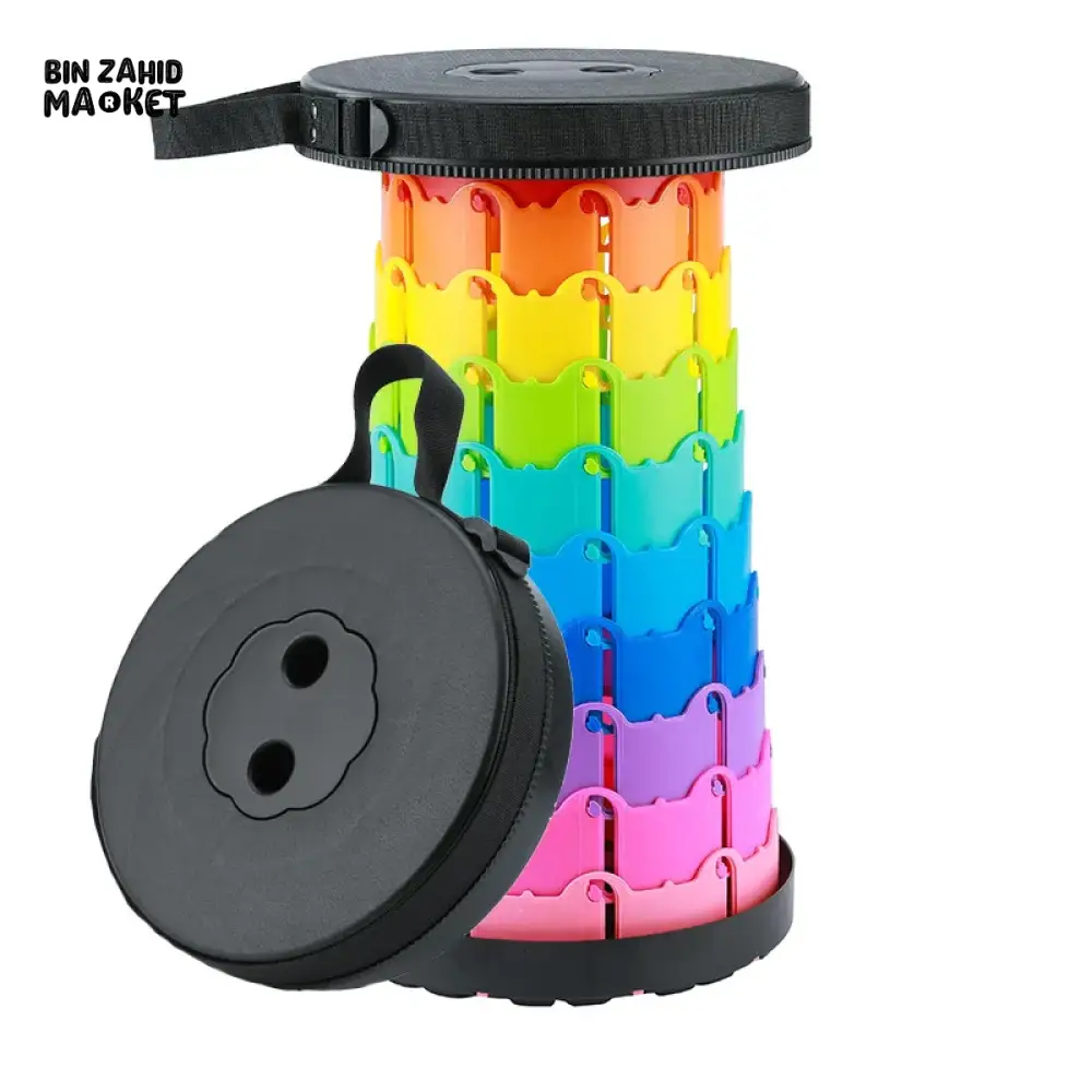 PORTABLE FOLDING CHAIR – RETRACTABLE SEAT FOR FISHING HIKING & OUTDOOR ADVENTURES - Image 6