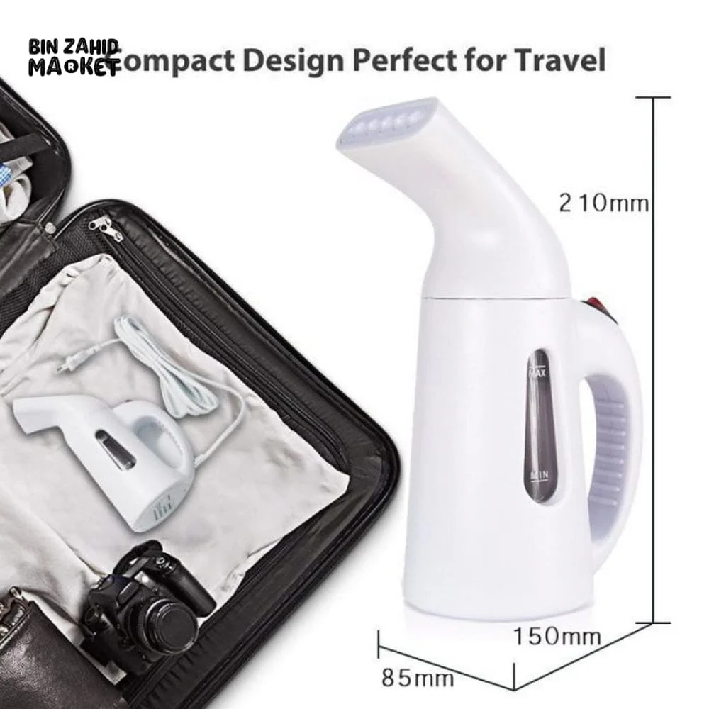 PORTABLE HANDHELD CLOTHES STEAMER FOR HOME & TRAVEL - Image 5
