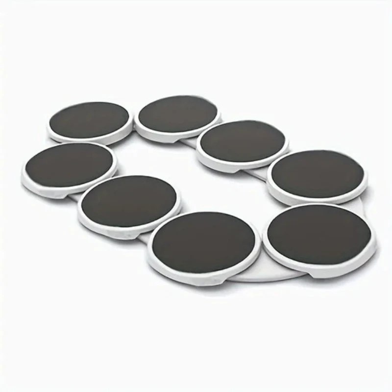 PORTABLE LAZY SUSAN ROTATING TRAY 8 PIECES  – EXTENDABLE FOOD SERVING PLATE FOR TABLES & PARTIES