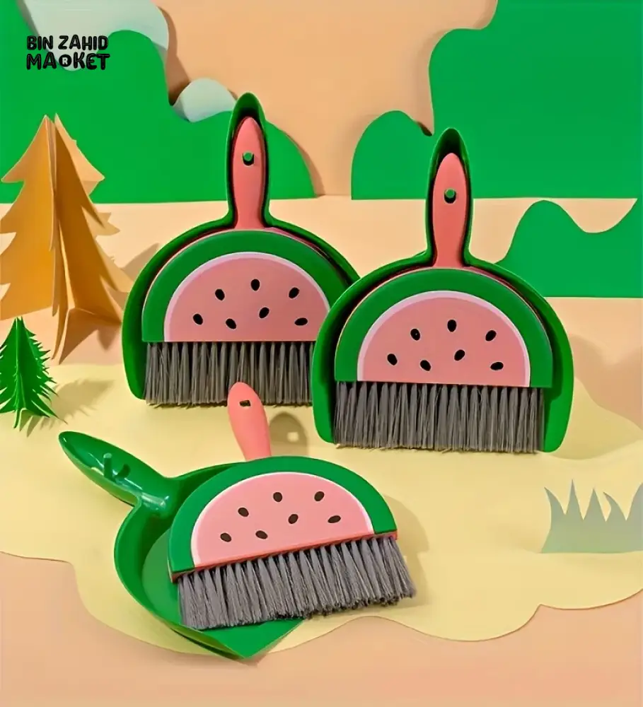 PORTABLE MINI CLEANING BRUSH AND DUSTPAN SET – HANDHELD SWEEPER WITH CUTE KIWI DESIGN SPACE-SAVING TABLE & FURNITURE CLEANING TOOL - Image 11