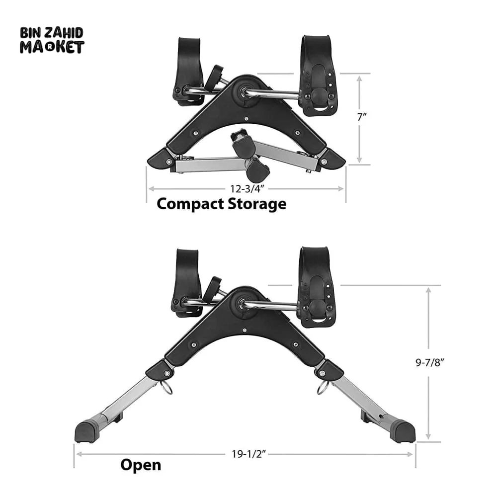 PORTABLE MINI CYCLE PEDAL EXERCISER WITH ADJUSTABLE RESISTANCE AND DIGITAL DISPLAY - Image 5