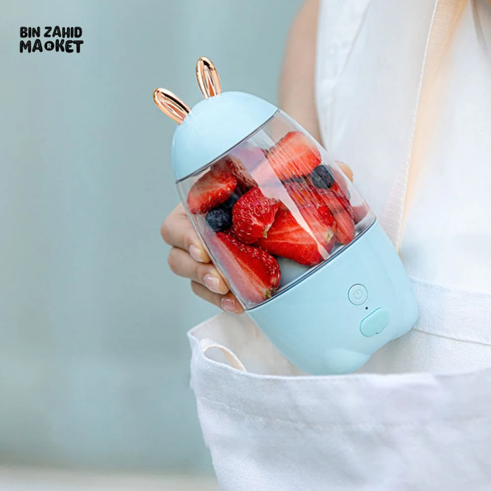 PORTABLE MINI ELECTRIC JUICER RECHARGEABLE HOME BLENDER CUP - Image 5