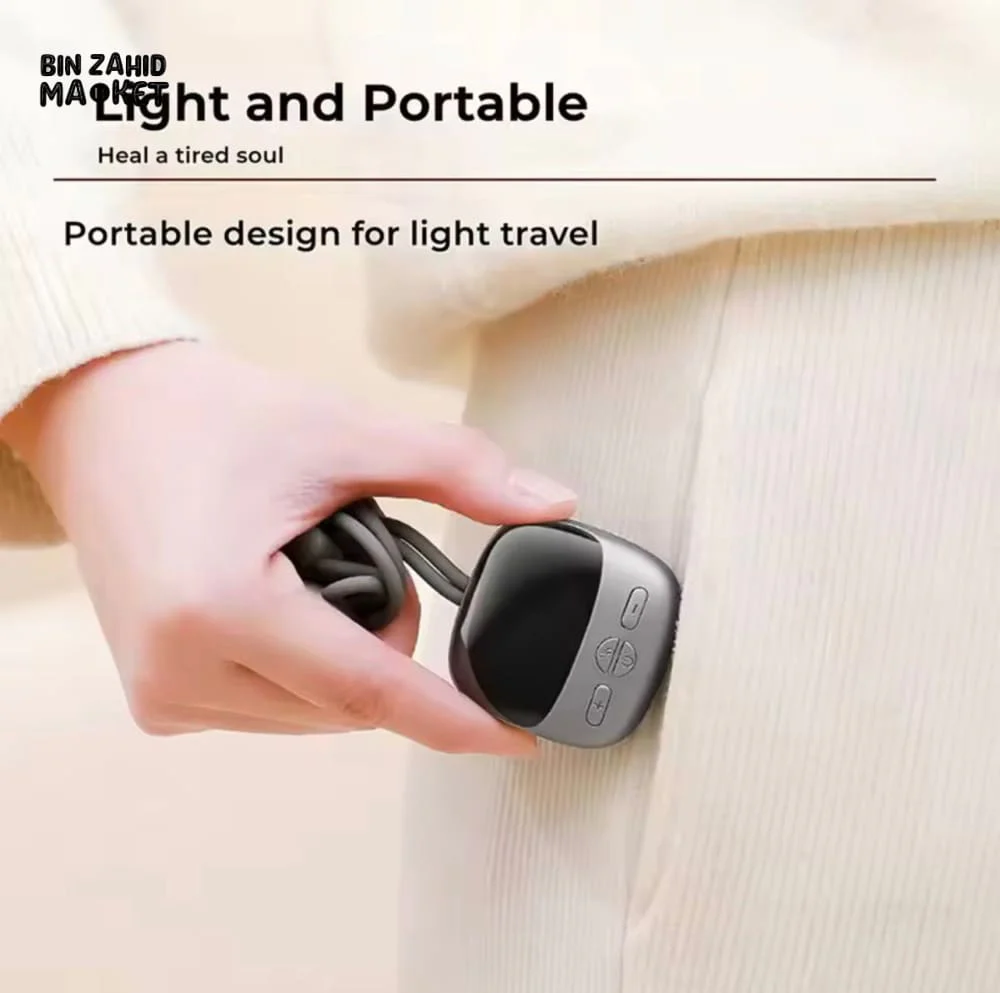 PORTABLE NECK MASSAGER – HOT COMPRESS PULSE MASSAGE RECHARGEABLE CERVICAL SPINE RELAXER - Image 7