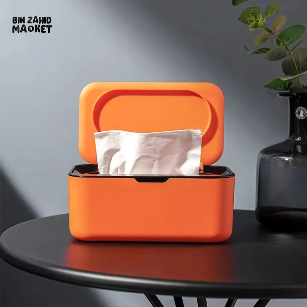 PORTABLE TISSUE STORAGE BOX WITH LID - Image 4