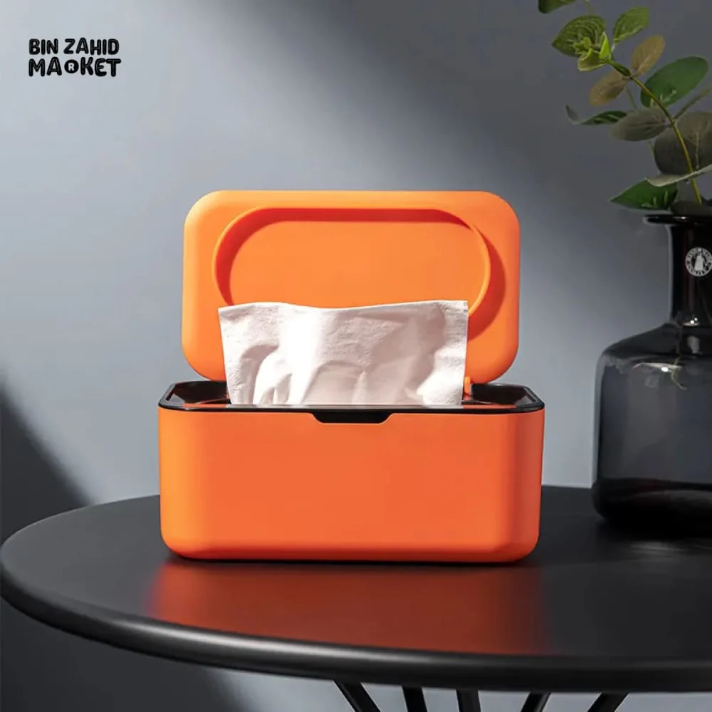 PORTABLE TISSUE STORAGE BOX WITH LID - Image 5