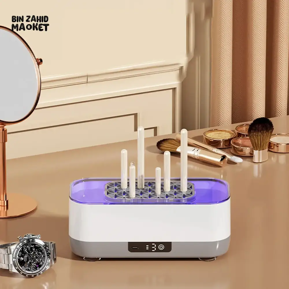 PORTABLE ULTRASONIC CLEANER – FOR JEWELRY WATCHES & MAKEUP BRUSHES - Image 3