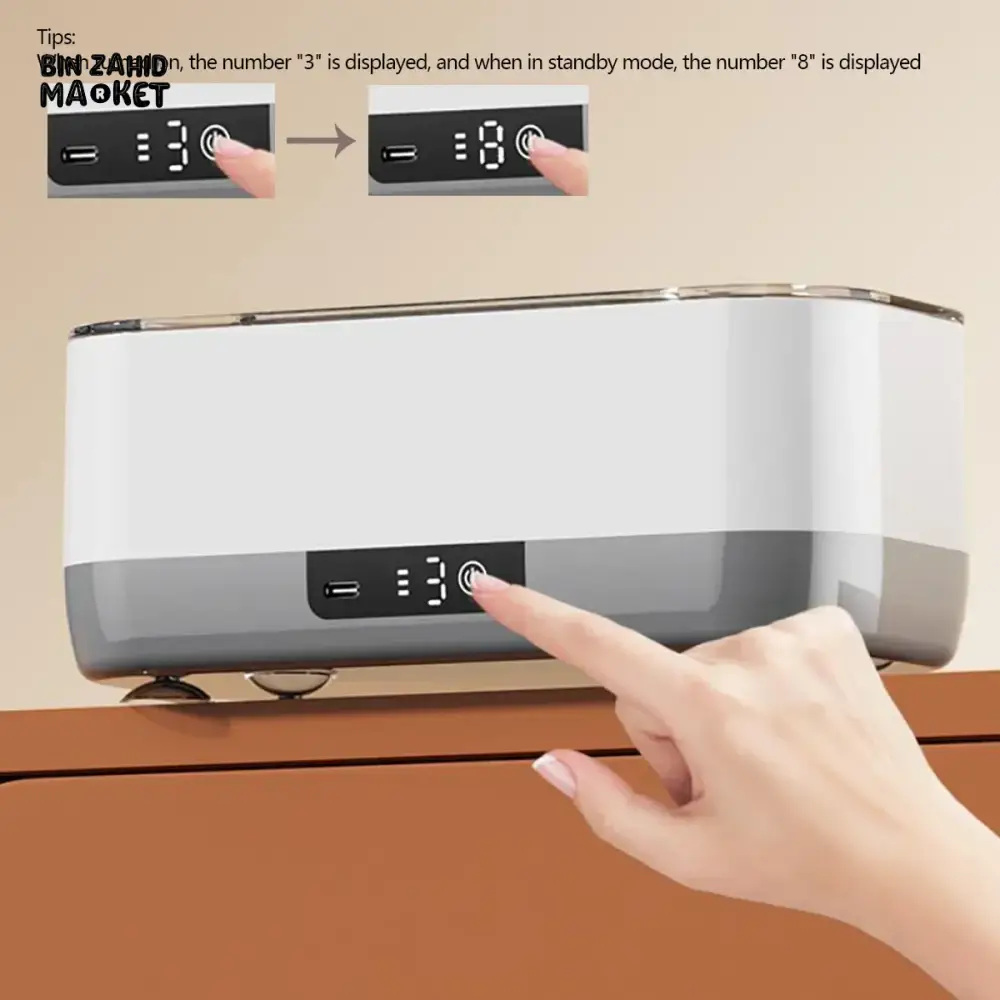 PORTABLE ULTRASONIC CLEANER – FOR JEWELRY WATCHES & MAKEUP BRUSHES - Image 5