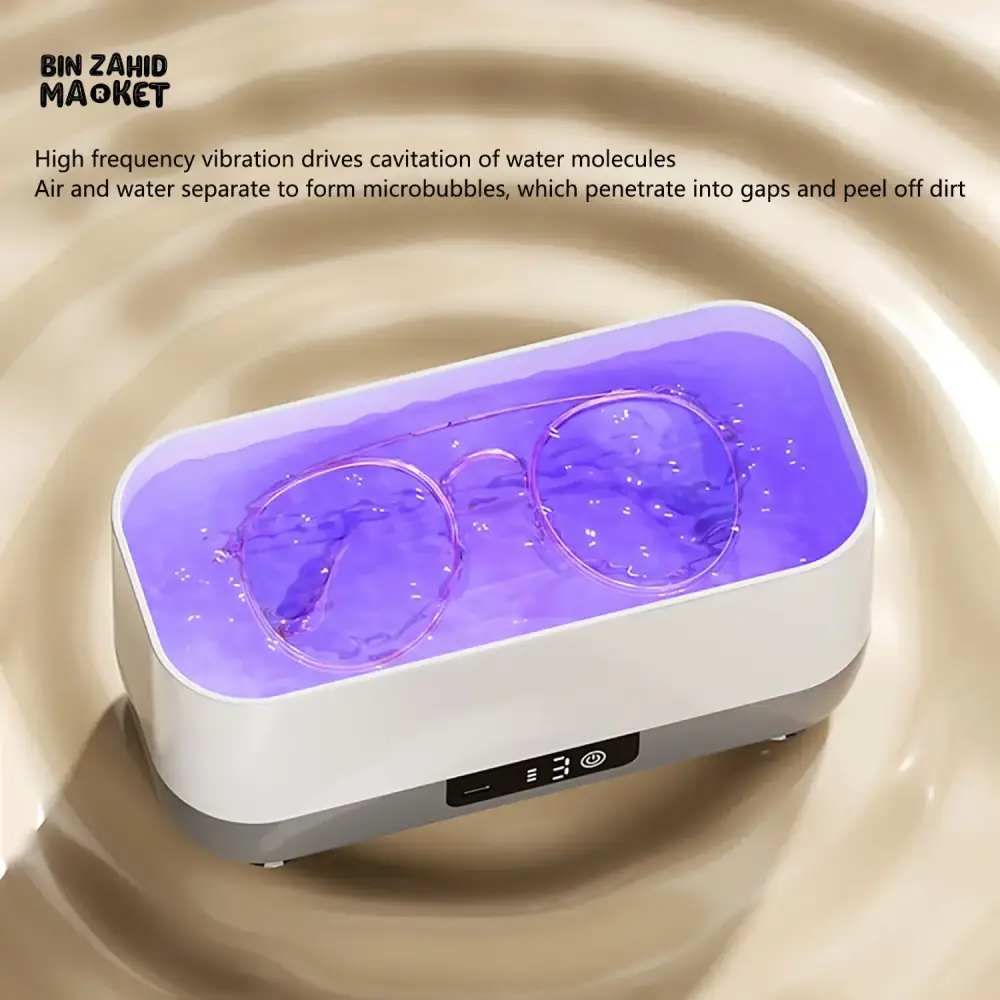 PORTABLE ULTRASONIC CLEANER – FOR JEWELRY WATCHES & MAKEUP BRUSHES - Image 6