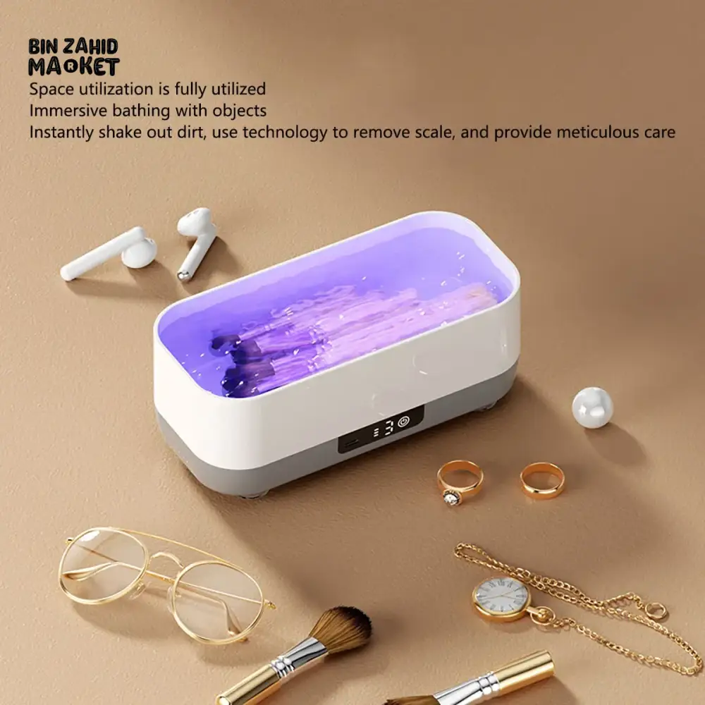PORTABLE ULTRASONIC CLEANER – FOR JEWELRY WATCHES & MAKEUP BRUSHES - Image 8