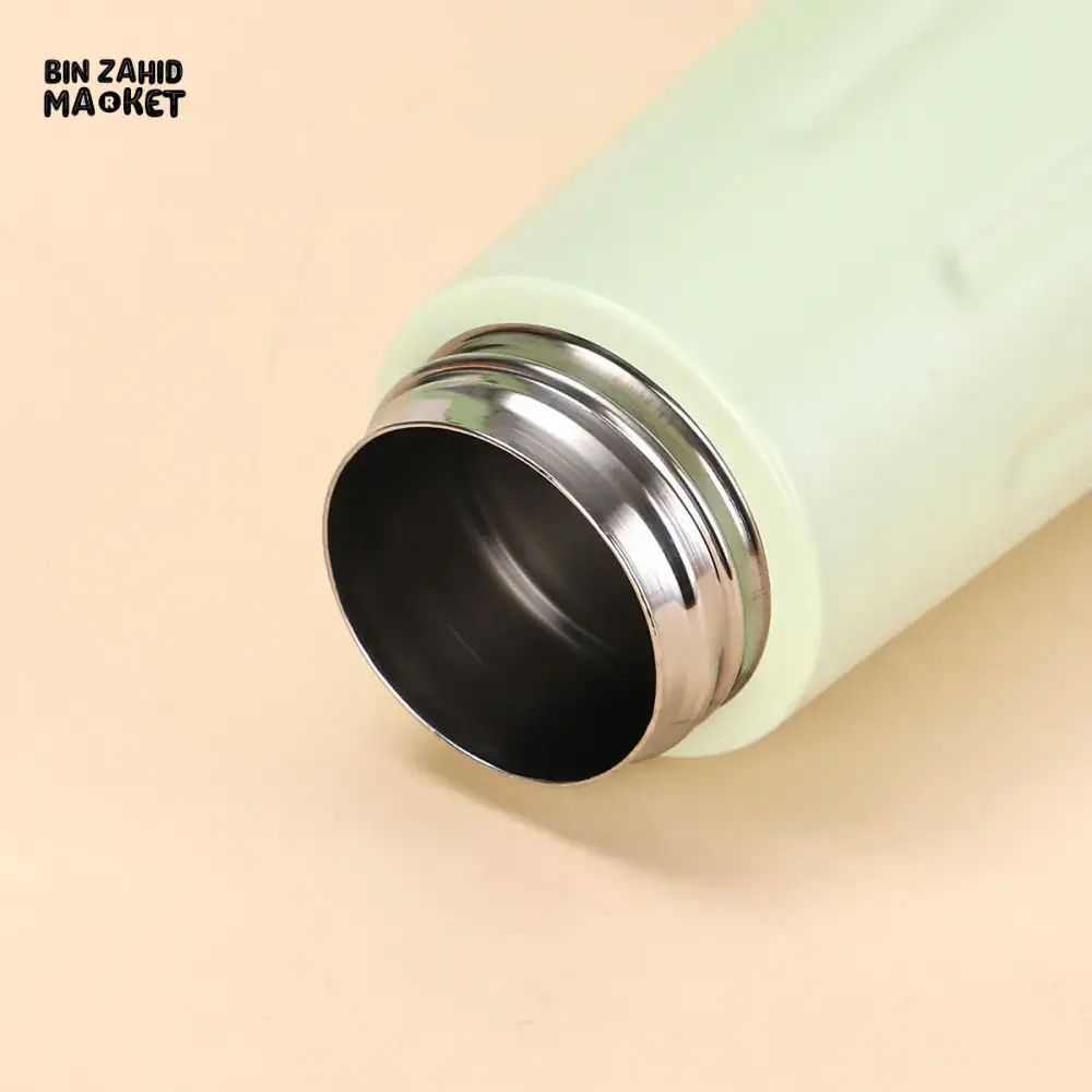 PREMIUM 316 STAINLESS STEEL SPORTS WATER BOTTLE 450ML – PORTABLE FLOWER CUP WITH HANDLE - Image 7