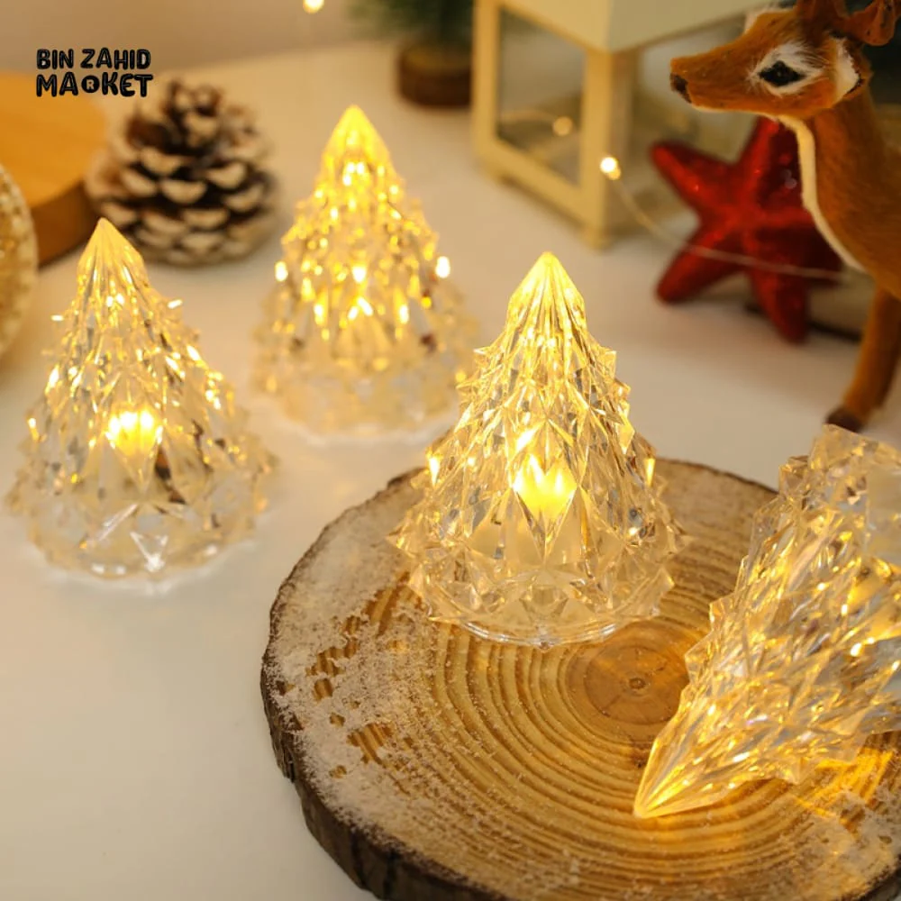 PREMIUM CRYSTAL TREE SHAPED LED CANDLE – FESTIVE DECOR LIGHT - Image 10