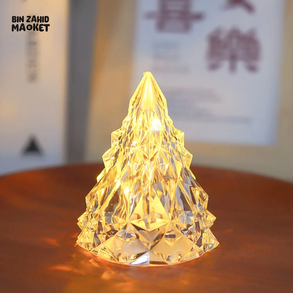 PREMIUM CRYSTAL TREE SHAPED LED CANDLE – FESTIVE DECOR LIGHT - Image 2