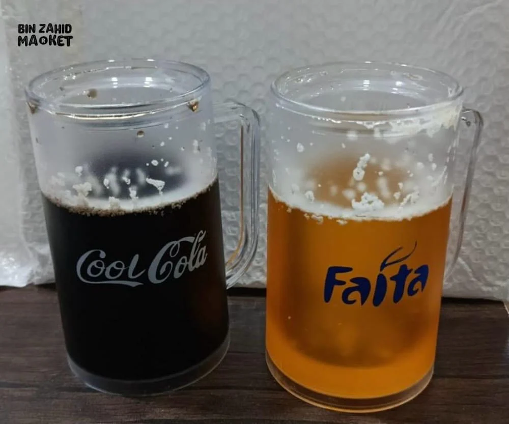 PREMIUM FROSTED DRINKING MUGS – COCA-COLA & FANTA PRINT - Image 2